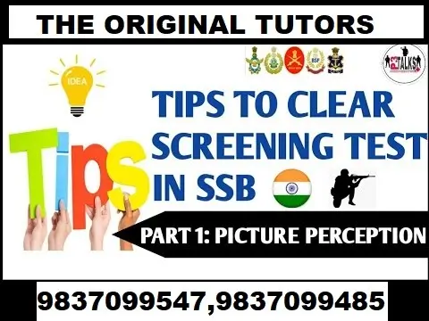 SSB Screening Test PPDT Tips