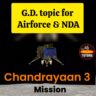 GD Topic Mission Chandrayaan-3
